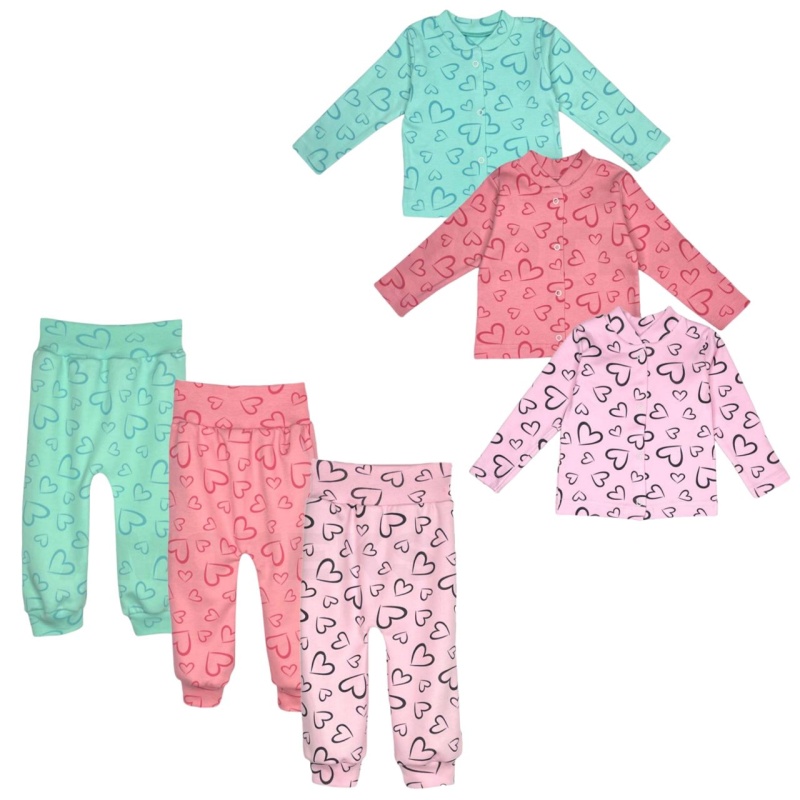 Комплект кофта+штаны пенье цветной на девочку (арт. КШП102) оптом от производителя