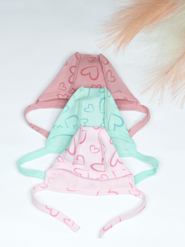 Чепчик пенье цветной на девочку р.р. 16,18,20 (арт. ЧП) оптом от производителя