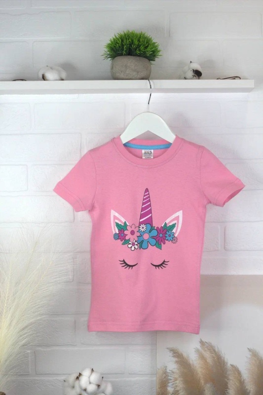 Футболки с принтом на девочку с 1 года до 4 лет (арт. ФД-27)