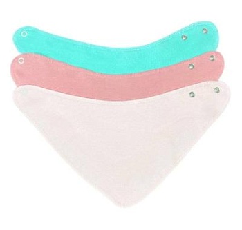 Слюнявчик пенье однотонный на девочку(арт. СП) оптом от производителя