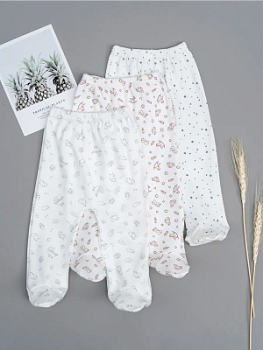 Ползунки №2 (интерлок цветной) 56, 62, 68, 74, 80 (арт. ПЦ2) оптом от производителя