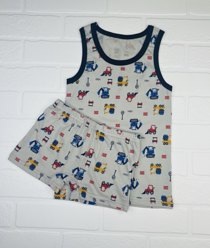 Комплект яркий (майка+боксеры)  р.р. от 34 по 40 (арт. КМ-58)