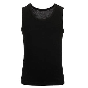 Майка черная на мальчика р.р. от 34 до 42 (арт. ММ-08)