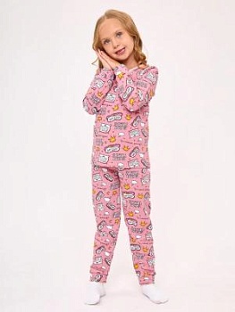 Пижама на девочку КОРОЛЕВА футер(начес) (арт. ПДН)