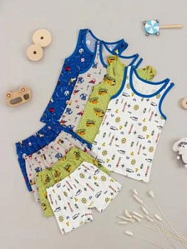 Комплект яркий (майка+боксеры)  р.р. от 34 по 40 (арт. КМ-58)