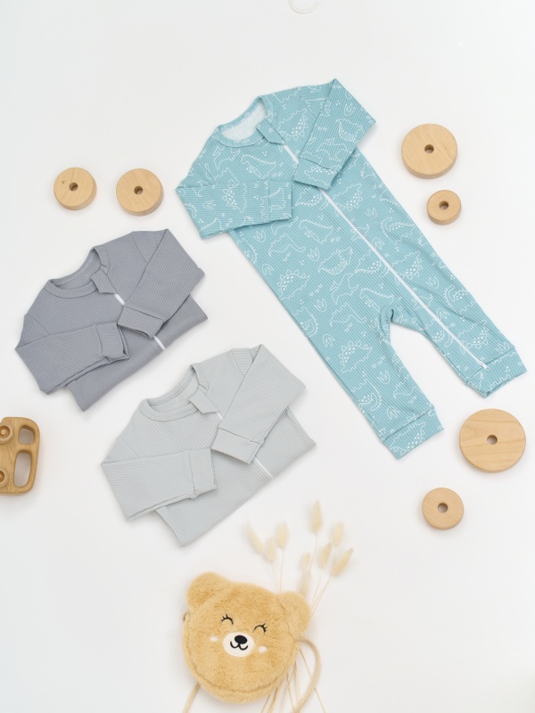 Комбинезон на молнии ДИНОЗАВР (арт. МКП) оптом от производителя