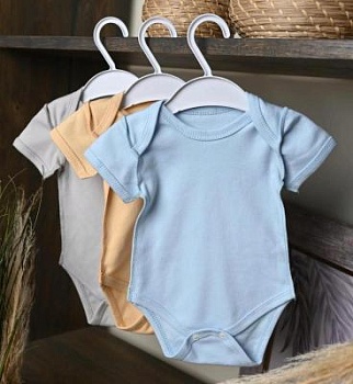 Боди кор-рук пенье однотонный на мальчика(арт. БП101) оптом от производителя