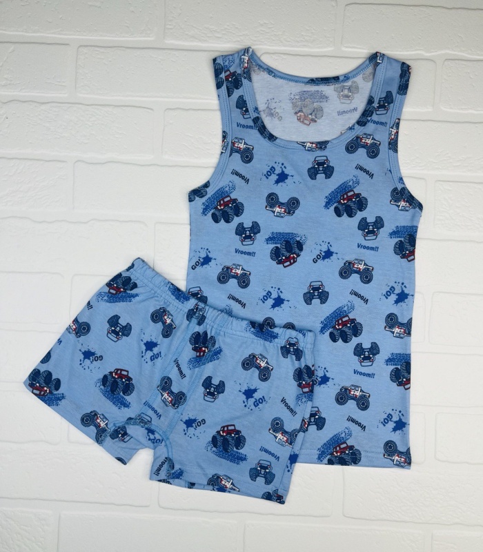 Комплект яркий (майка+боксеры)  р.р. от 34 по 40 (арт. КМ-58)