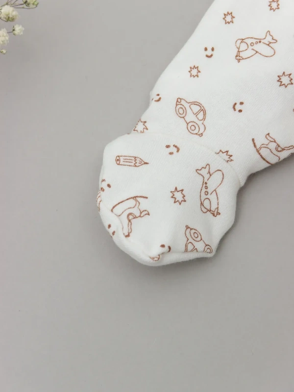 Ползунки №2 (интерлок цветной) 56, 62, 68, 74, 80 (арт. ПЦ2) оптом от производителя