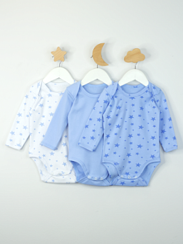 Боди дл-рук микс на мальчика(арт. БПД-микс) оптом от производителя