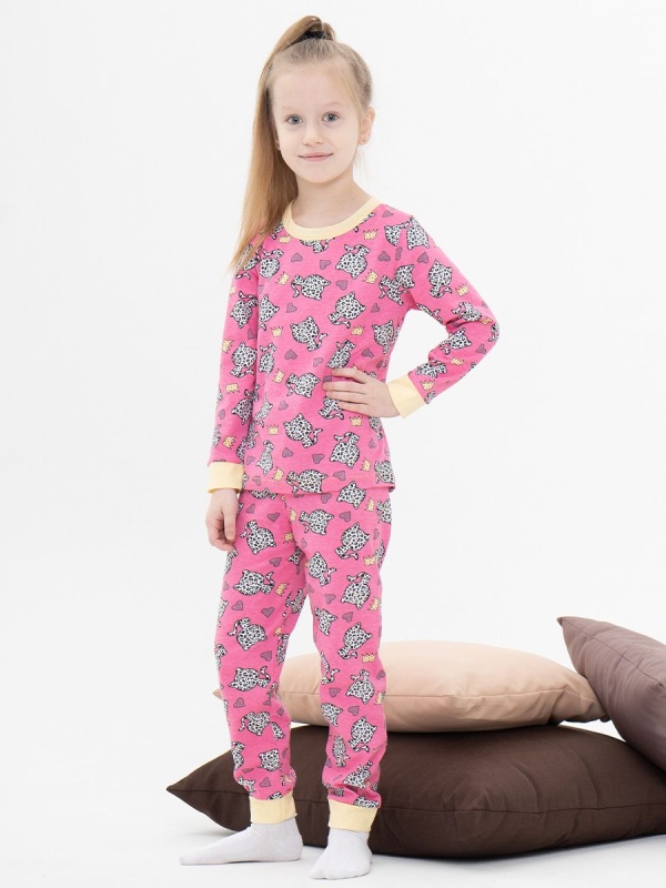 Пижама на девочку (кулирка) 6, 7, 8, 9, 10 (арт. ПДК-8)