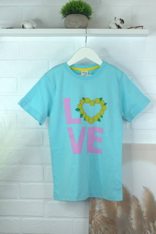 Футболки с принтом на девочки с 9 лет до 12 лет (арт. ФД-29)