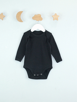 Боди дл-рук пенье черный (арт. БПчерн-Х) оптом от производителя