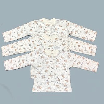 Кофта на кнопках (интерлок цветной)	62, 68, 74, 80 (арт. ККЦ) оптом от производителя