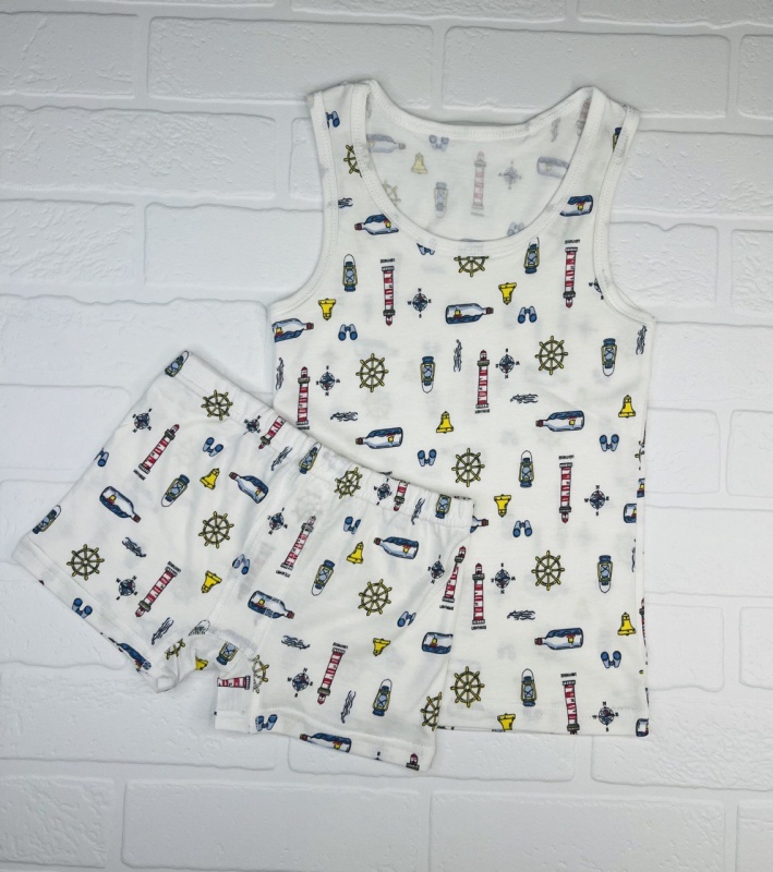 Комплект яркий (майка+боксеры)  р.р. от 34 по 40 (арт. КМ-58)