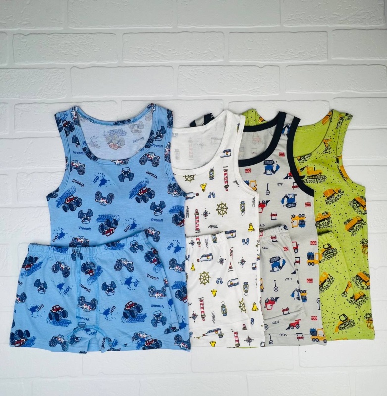 Комплект яркий (майка+боксеры)  р.р. от 34 по 40 (арт. КМ-58)