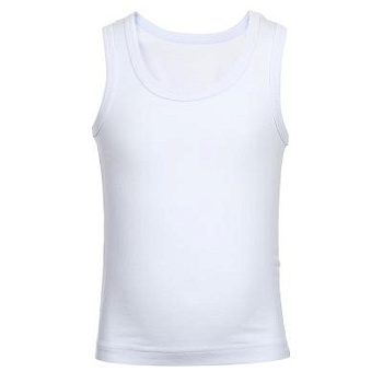 Майка белая на мальчика р.р. от 34 до 42 (арт. ММ-18)