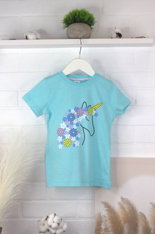 Футболки с принтом на девочку с 1 года до 4 лет (арт. ФД-27)