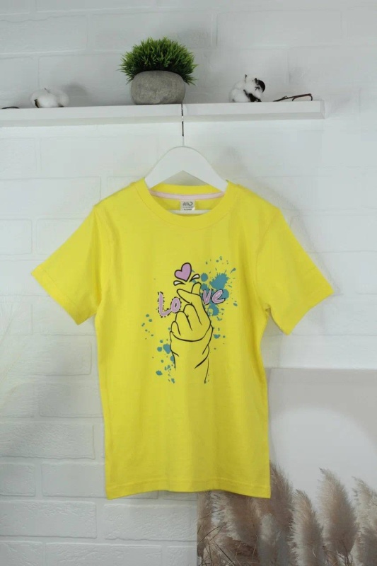 Футболки с принтом на девочки с 9 лет до 12 лет (арт. ФД-29)