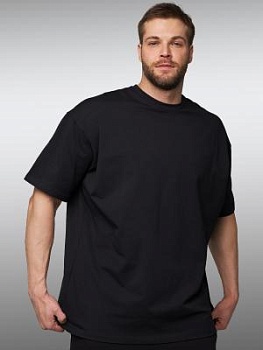 Футболка черная мужская оверсайз однотонная (арт. МЧФ)