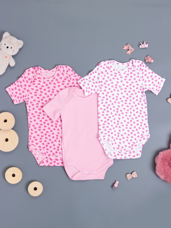 Боди кор-рук микс лапша на девочку(арт. БП-микс) оптом от производителя