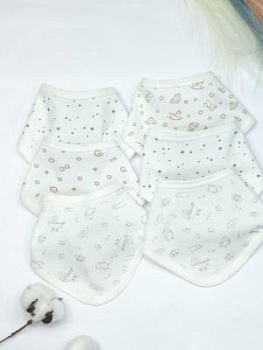 Слюнявчик (интерлок цветной) one size (арт. СЦ) оптом от производителя