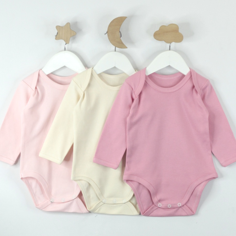 Боди дл-рук без кнопки пенье однотонный №2 для девочки(арт. БП2011) оптом от производителя