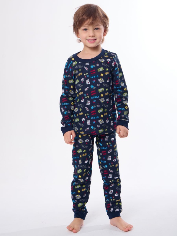 Пижама на мальчика (кулирка) 6, 7, 8, 9, 10 (арт. ПМК-8)