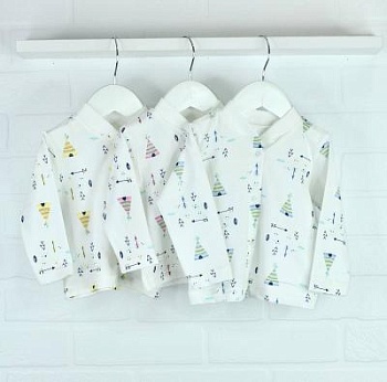 Кофта на кнопках (кулирка) 62, 68, 74, 80 (арт. ККК) оптом от производителя