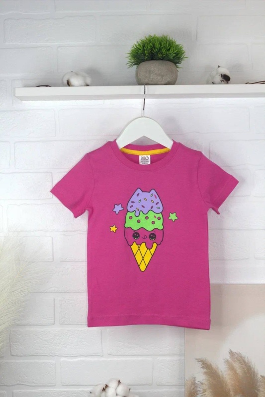 Футболки с принтом на девочку с 1 года до 4 лет (арт. ФД-27)