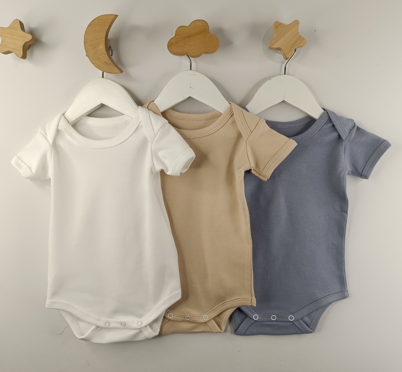 Боди кор-рук пенье однотонный №3 для мальчиков и девочек(арт. БП101) оптом от производителя