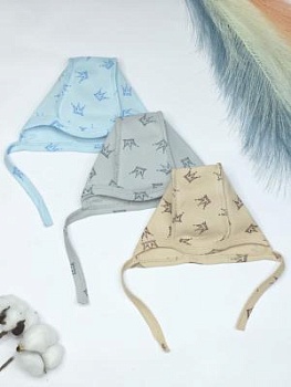 Чепчик пенье цветной на мальчика р.р. 16,18,20 (арт. ЧП) оптом от производителя